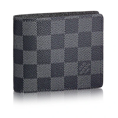Louis Vuitton Wallet Slender Damier Graphite Gray/Black