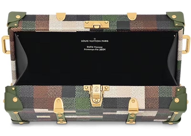 Order 路易威登錢包箱綠色迷彩Damoflage Damier。