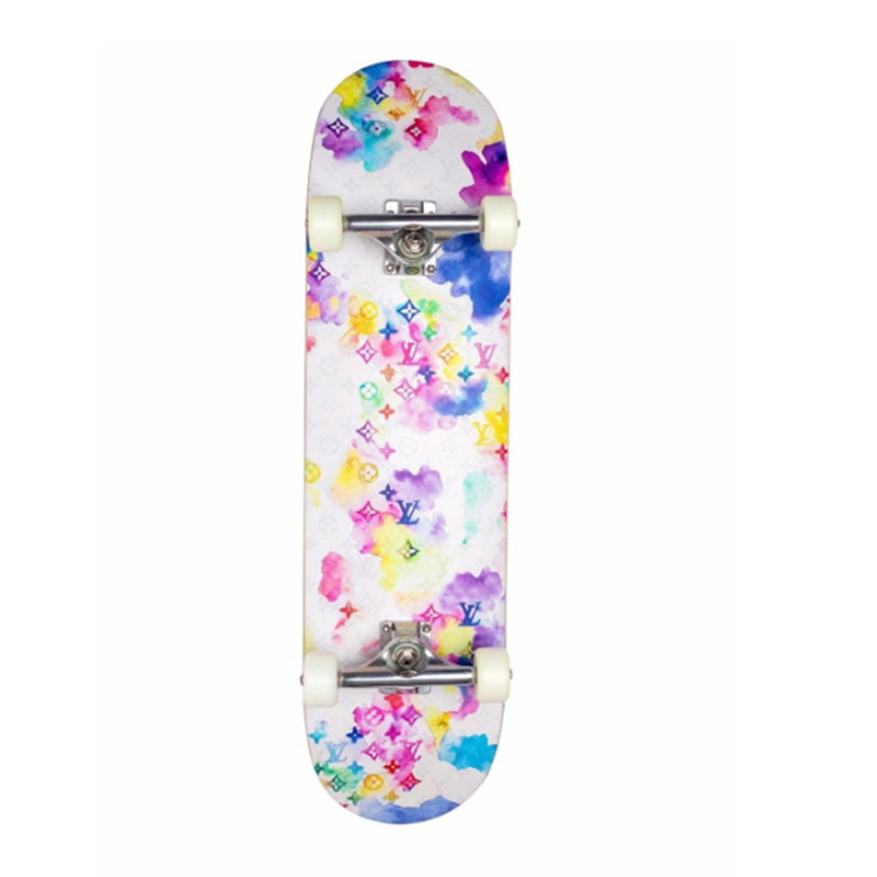 Louis Vuitton Watercolor Monogram Skateboard - Unisex 7-Ply Freestyle Deck DPVC0921LVBOAR