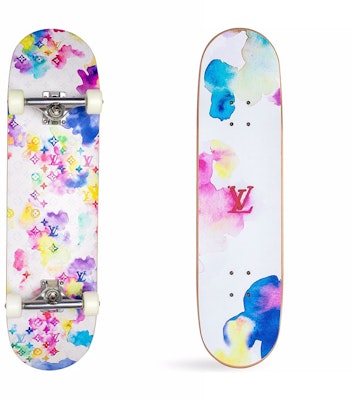 Louis Vuitton Watercolor Monogram Skateboard - Unisex 7-Ply Freestyle Deck DPVC0921LVBOAR Details for Louis Vuitton Watercolor Monogram Skateboard - Unisex 7-Ply Freestyle Deck DPVC0921LVBOAR