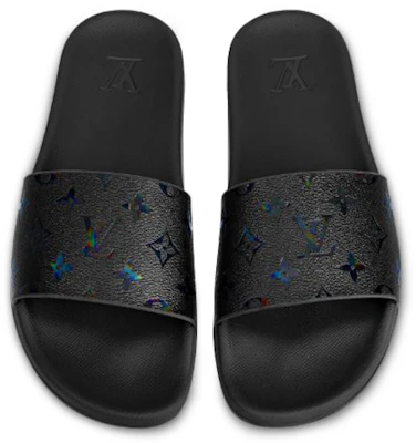 Louis Vuitton Waterfront Monogram "Iridescent" Sandalen 1A7WHI Lookbook Louis Vuitton Waterfront Monogram "Iridescent" Sandalen 1A7WHI