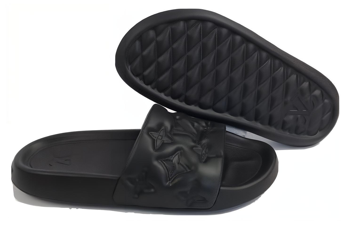 Purchase 路易威登防水凉鞋‘黑色’ 1A9FKM