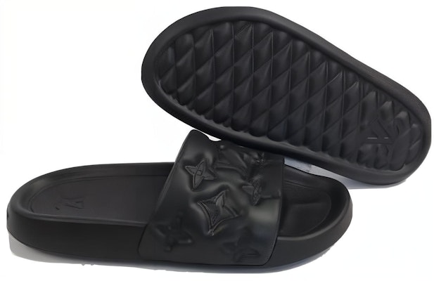 Louis Vuitton Waterfront Mule 'Black' 1A9FKM Purchase Louis Vuitton Waterfront Mule 'Black' 1A9FKM