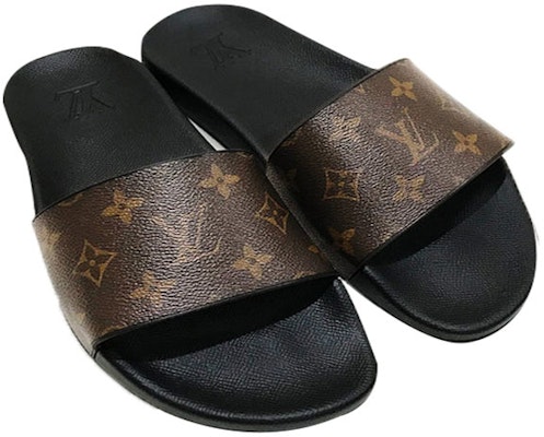 Louis Vuitton Waterfront Mule 'Hitam Coklat' 1A3PSB Shop Louis Vuitton Waterfront Mule 'Hitam Coklat' 1A3PSB