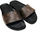 Shop Louis Vuitton Waterfront Mule 'Hitam Coklat' 1A3PSB