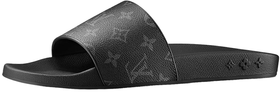 路易威登 Waterfront 橡膠 套腳平跟 時尚拖鞋 男款 黑色 Buy 路易威登 Waterfront 橡膠 套腳平跟 時尚拖鞋 男款 黑色