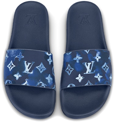 Louis Vuitton Waterfront Mule 'Blue' 1A8SMP Lookbook Louis Vuitton Waterfront Mule 'Blue' 1A8SMP