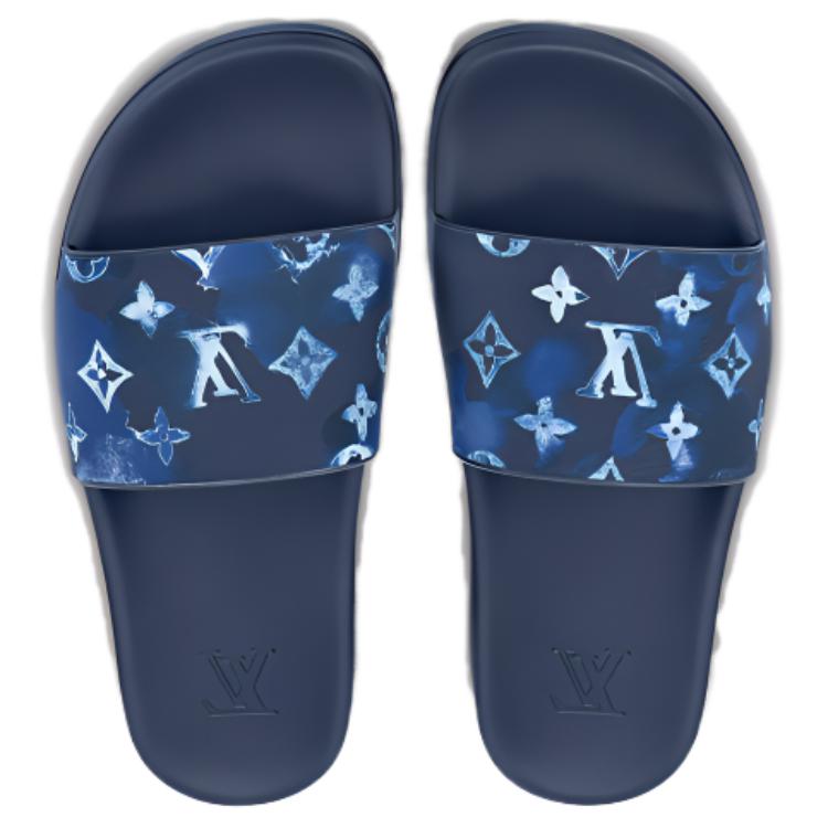 Shop Louis Vuitton Terompah Waterfront 'Biru' 1A8SMP