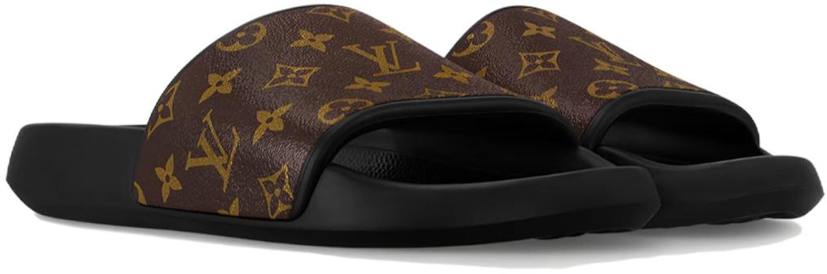 Louis Vuitton Waterfront Mule 'Brown' 1AANO3 Lookbook Louis Vuitton Waterfront Mule 'Brown' 1AANO3