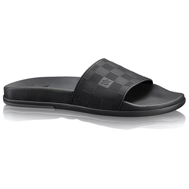 Order Louis Vuitton Sandalia Waterfront 'Damier Black' 476812