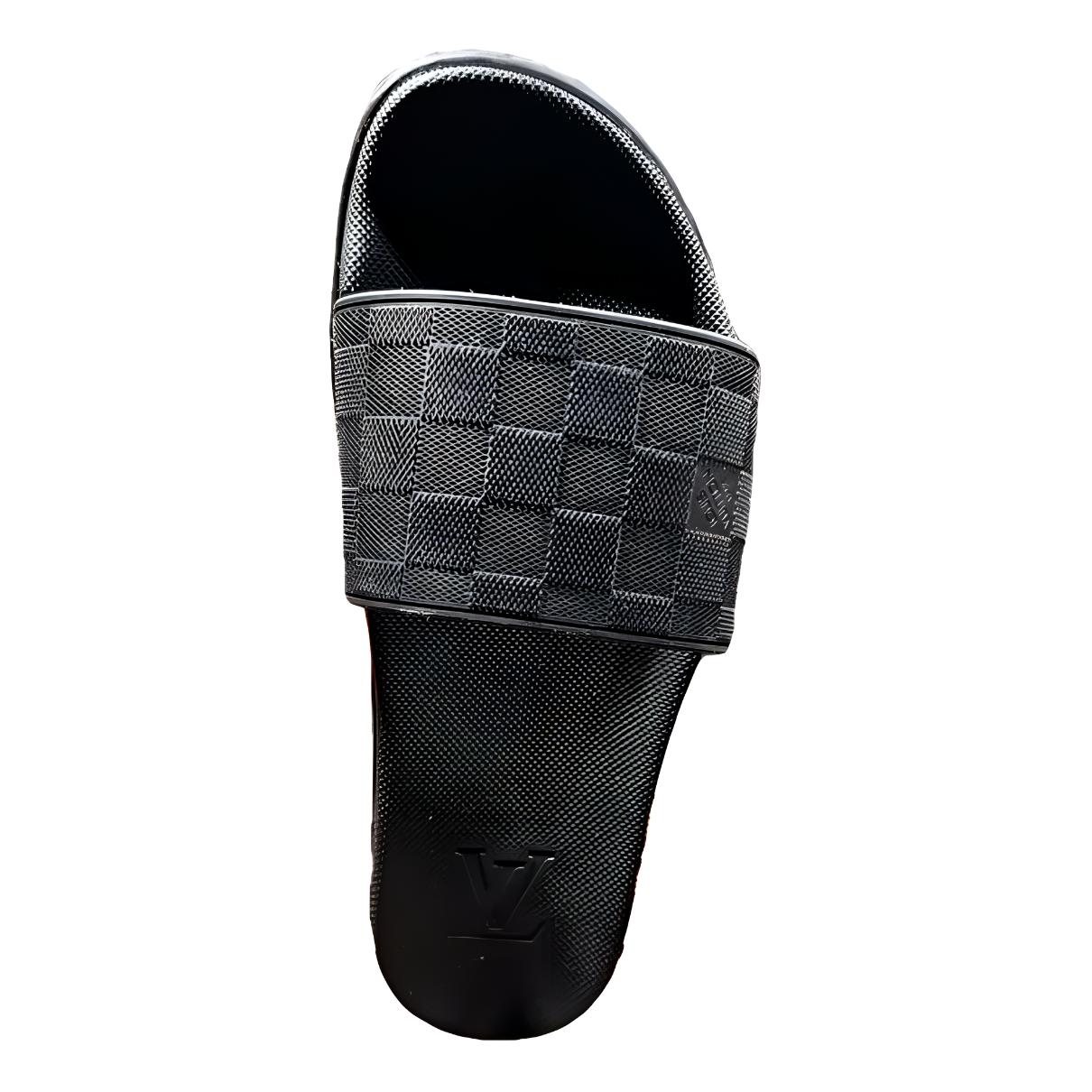 Lookbook 路易威登滨海凉鞋 '黑色棋盘' 476812