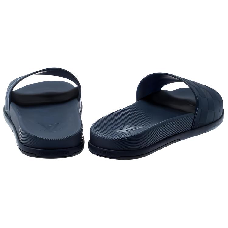 Lookbook Louis Vuitton Waterfront Mule 'Damier Cobalt' Pria Terbaru 2023 476827