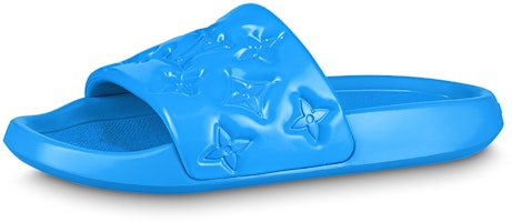 Louis Vuitton Waterfront Mule 'Embossed Blue' 1A9ZM5 Louis Vuitton Waterfront Mule 'Embossed Blue' 1A9ZM5