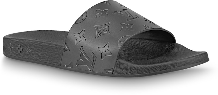 Louis Vuitton Waterfront Mule 'Embossed Leather Black' 1A8KE0 Order Louis Vuitton Waterfront Mule 'Embossed Leather Black' 1A8KE0