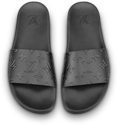 Louis Vuitton Waterfront Mule 'Embossed Leather Black' 1A8KE0 Lookbook Louis Vuitton Waterfront Mule 'Embossed Leather Black' 1A8KE0