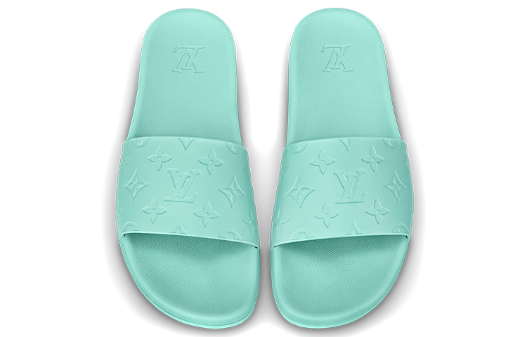 Lookbook 路易威登绿色Waterfront拖鞋 1A8KEH