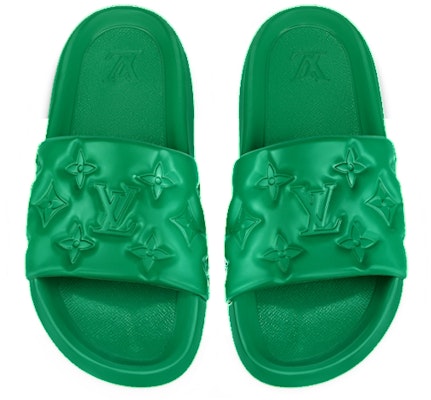 Louis Vuitton Waterfront Mule 'Green' 1AA5OH Lookbook Louis Vuitton Waterfront Mule 'Green' 1AA5OH