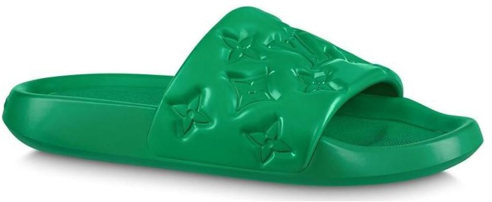 Louis Vuitton Waterfront Mule 'Green' 1AA5OH Shop Louis Vuitton Waterfront Mule 'Green' 1AA5OH