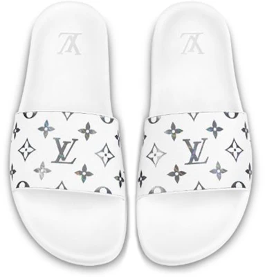 Louis Vuitton Waterfront Mule 'Iridescent White' 1A7WH0 Lookbook Louis Vuitton Waterfront Mule 'Iridescent White' 1A7WH0
