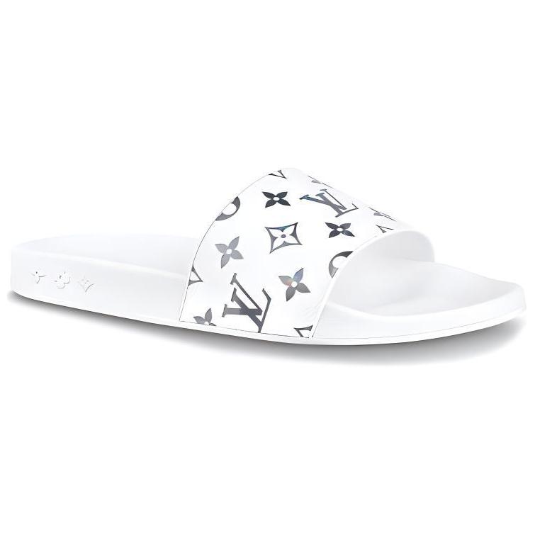 Shop 路易威登幻彩白拖鞋 1A7WH0