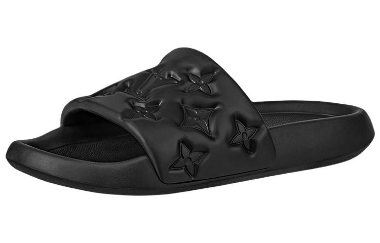 Louis Vuitton Waterfront Mule 'Monogram Embossed - Black' 1A9FKK