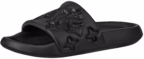 Louis Vuitton Waterfront Mule 'Monogram Embossed - Black' 1A9FKK Louis Vuitton Waterfront Mule 'Monogram Embossed - Black' 1A9FKK