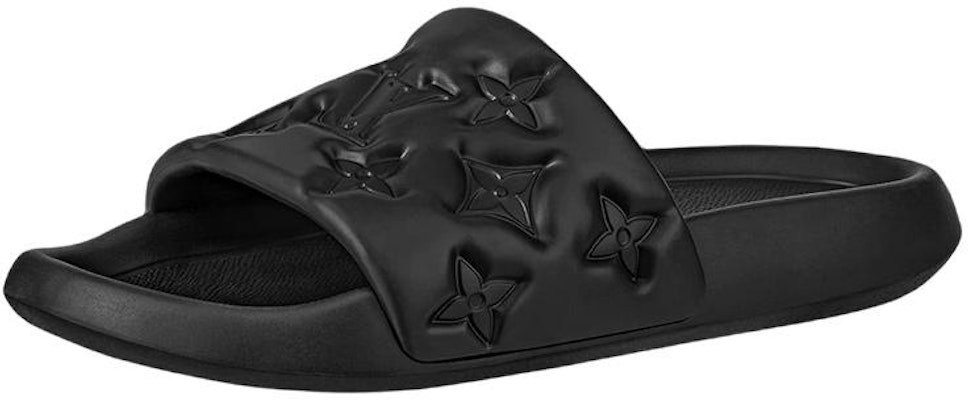 Louis Vuitton Waterfront Mule 'Monogram Embossed - Black' 1A9FKK Buy Louis Vuitton Waterfront Mule 'Monogram Embossed - Black' 1A9FKK
