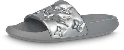 Louis Vuitton Waterfront Mule 'Silver Grey' 1AAR7W Louis Vuitton Waterfront Mule 'Silver Grey' 1AAR7W
