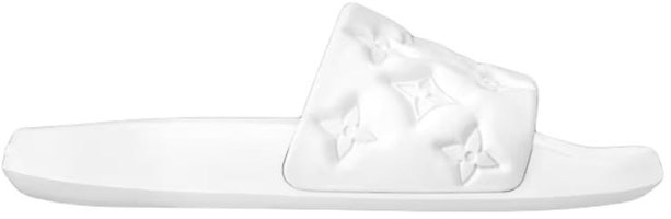 路易威登 Waterfront 橡膠壓紋露趾時尚男士拖鞋 白色 Order 路易威登 Waterfront 橡膠壓紋露趾時尚男士拖鞋 白色