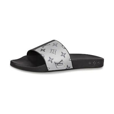 LV Waterfront Slides 'Black White Monogram'