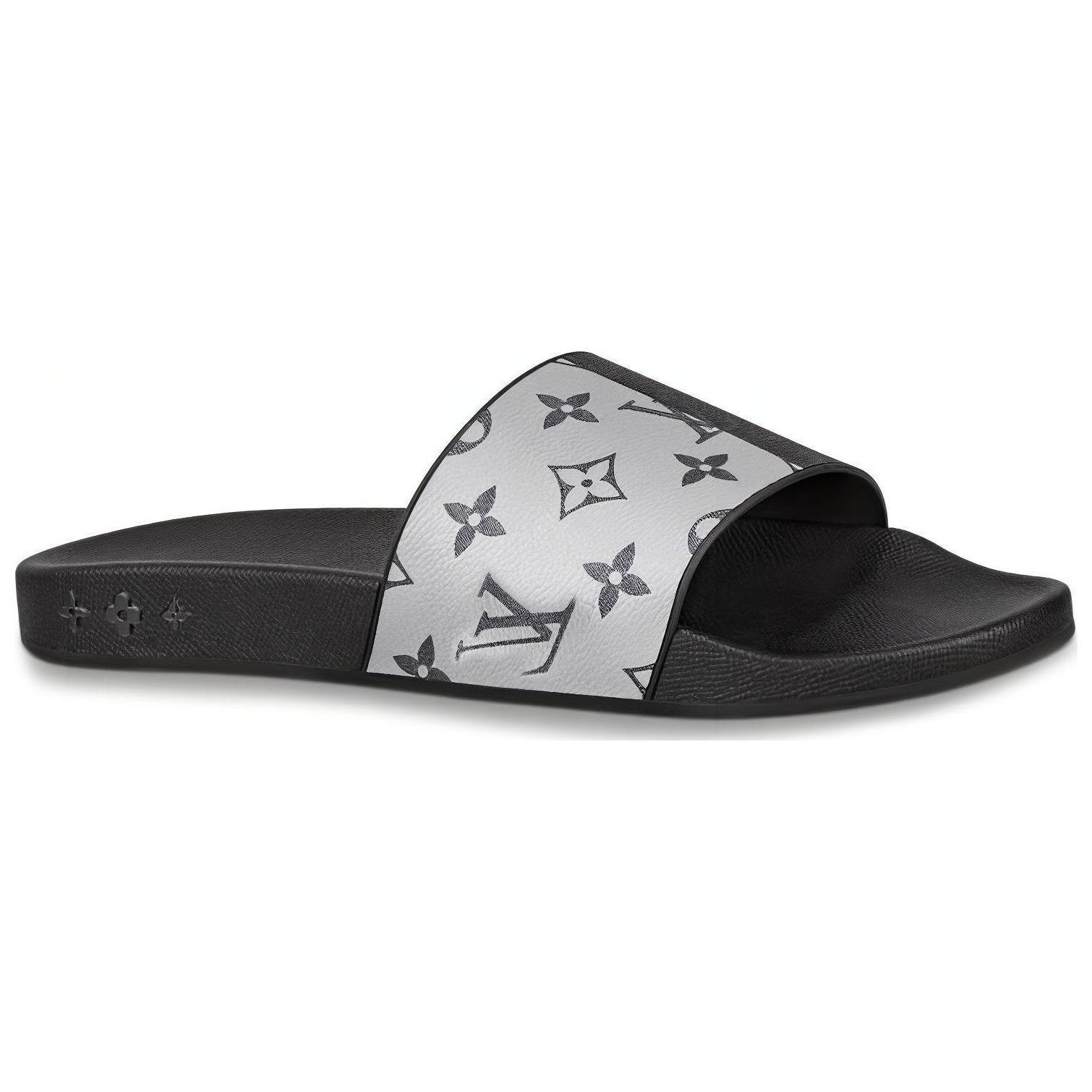 Order ルイ・ヴィトン ウォーターフロント・スライド モノグラム (黒/白) 1A419U