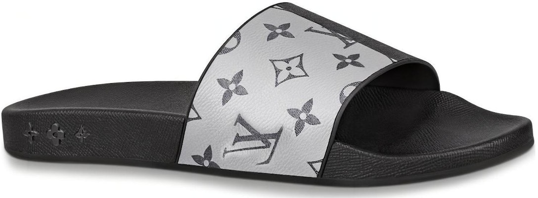 Louis Vuitton Waterfront Slides 'Black White Monogram' 1A419U Order Louis Vuitton Waterfront Slides 'Black White Monogram' 1A419U