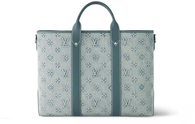 路易威登周末手提包 NM 经典老花水洗牛仔涂层帆布 Order 路易威登周末手提包 NM 经典老花水洗牛仔涂层帆布