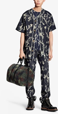 Camisa de Manga Corta Estilo Clásico Louis Vuitton Denim Azul Oscuro con Estampado Trigo 1A7XFN Sizing Camisa de Manga Corta Estilo Clásico Louis Vuitton Denim Azul Oscuro con Estampado Trigo 1A7XFN