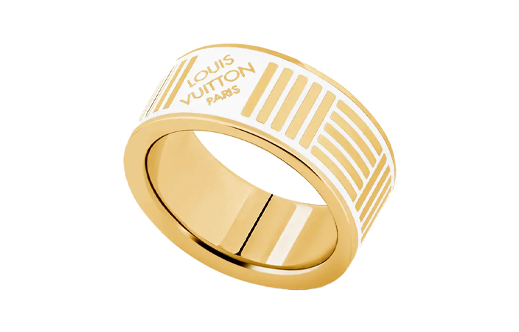 Lookbook ルイヴィトン ホワイトセラミック ユニセックス カップルリング M69450