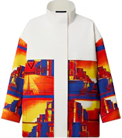 Louis Vuitton White Cotton Slim Fit Zip-Up Long Sleeve Jacket 1AAYHG Louis Vuitton White Cotton Slim Fit Zip-Up Long Sleeve Jacket 1AAYHG