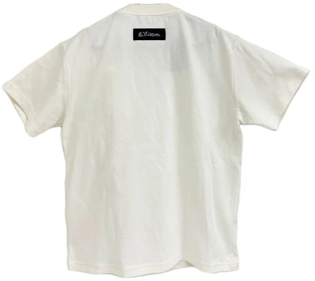 루이비통 화이트 숏슬리브 그래픽 돌 티셔츠 1A8P0O Lookbook 루이비통 화이트 숏슬리브 그래픽 돌 티셔츠 1A8P0O