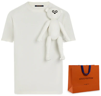 루이비통 화이트 숏슬리브 그래픽 돌 티셔츠 1A8P0O Shop 루이비통 화이트 숏슬리브 그래픽 돌 티셔츠 1A8P0O