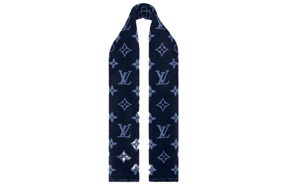 Louis Vuitton Wool Knit Scarf Unisex with Minimalist Logo Print. M77129 圖 4