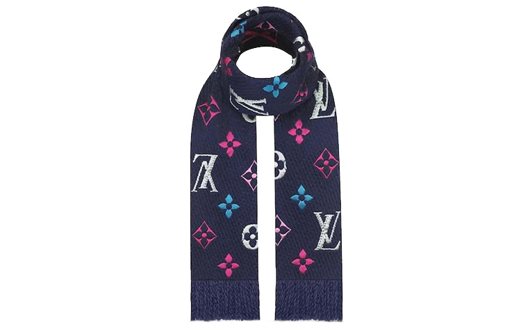 Louis Vuitton Wool Rainbow Knit Scarf Unisex Couple's Style M70899 圖 3