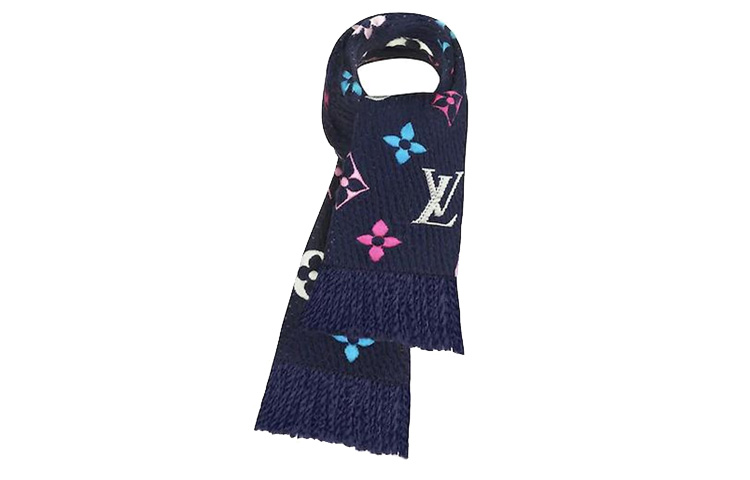 Louis Vuitton Wool Rainbow Knit Scarf Unisex Couple's Style M70899 圖 4