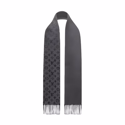 Louis Vuitton Wool Scarf Grey M75900