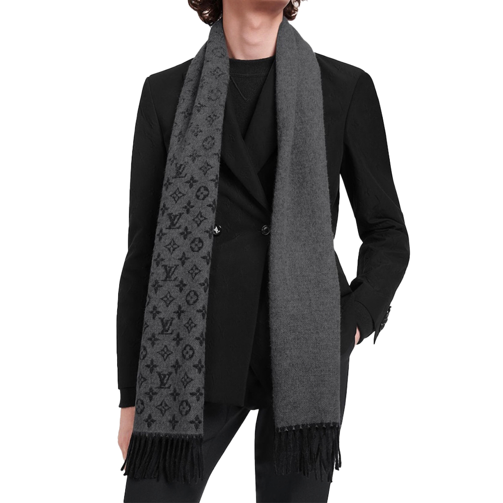 Louis Vuitton Wool Scarf Grey M75900 圖 4