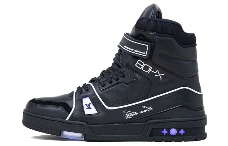 Louis Vuitton X408 Led Limited Ankle Sneakers 'Black' 1A5V3X