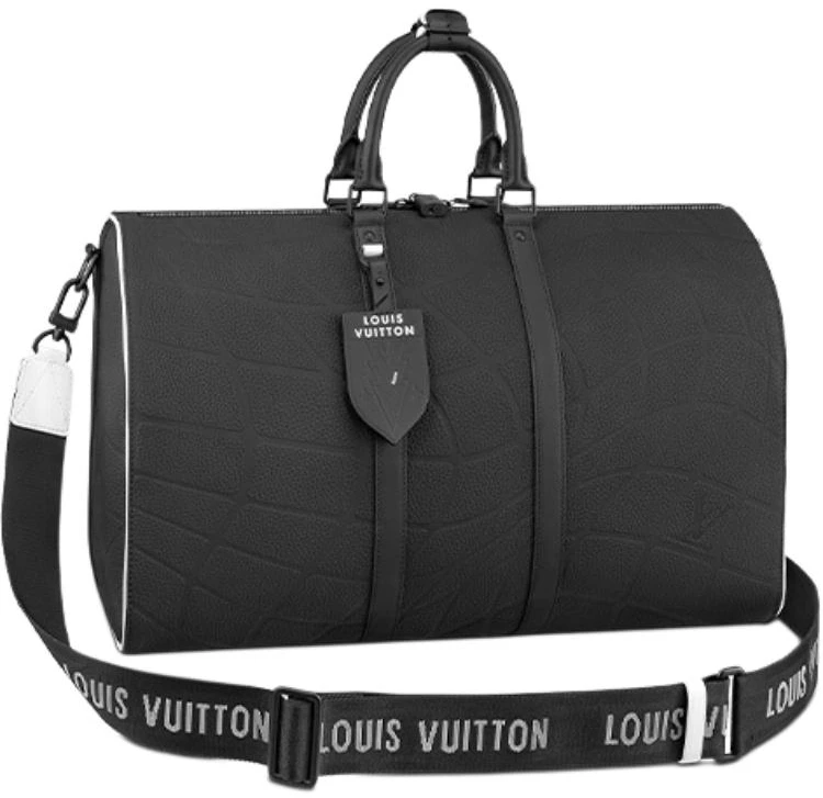 louis-vuitton-x-fifa-keepall-50-b-black-leather-travel-bag-duffel-shoulder-bag-m21382