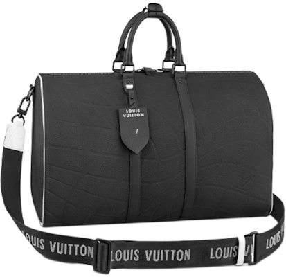 Louis Vuitton x FIFA Keepall 50B Black Leather Travel Bag - Duffel/Shoulder Bag M21382 Buy Louis Vuitton x FIFA Keepall 50B Black Leather Travel Bag - Duffel/Shoulder Bag M21382