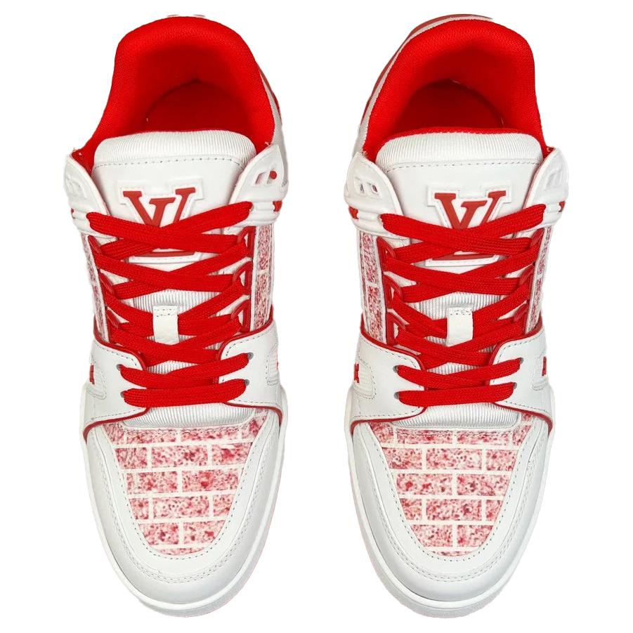 Lookbook Louis Vuitton x LADY PINK Sepatu 350 'Putih Merah' 1A9V5M