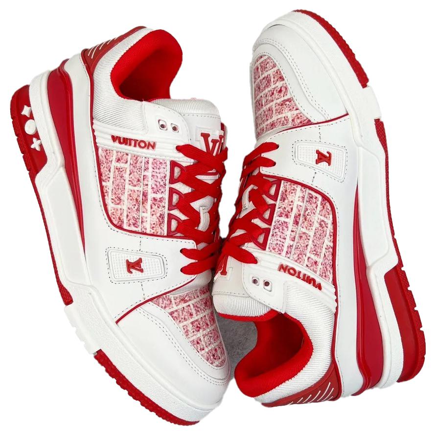 Shop Louis Vuitton x LADY PINK Sepatu 350 'Putih Merah' 1A9V5M