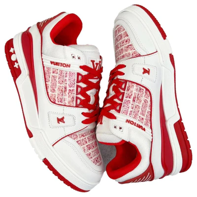 Louis Vuitton x LADY PINK Trainers 350 'White Red'