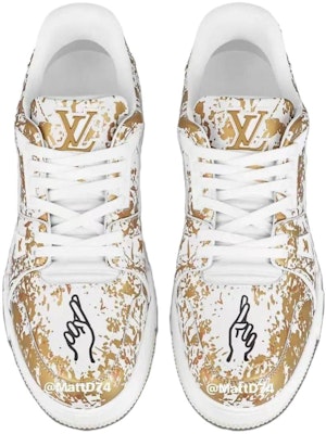 Louis Vuitton x LEE QUIÑONES Trainers 250 'Emas' 1A9V64 Lookbook Louis Vuitton x LEE QUIÑONES Trainers 250 'Emas' 1A9V64
